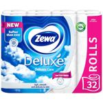Zewa Deluxe Delicate Care 3-ply Toilet Paper 32pcs