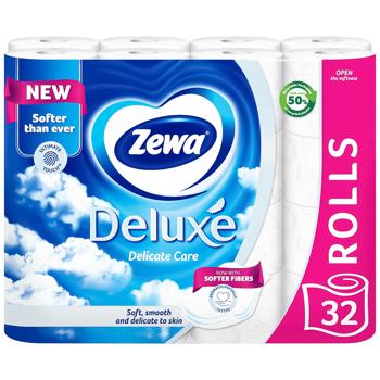 Туалетний папір Zewa Deluxe Delicate Care 3-шаровий 32шт