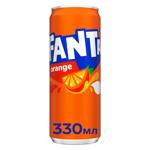 Fanta Orange Carbonated Drink 330ml