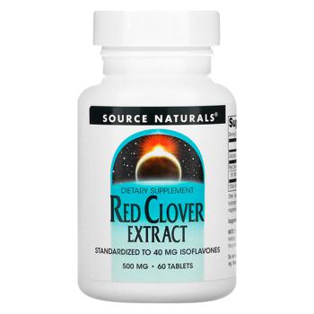 Source Naturals Red Clover Extract 500mg 60 tablets - buy, prices for Biotus - photo 1