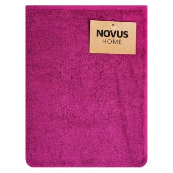 Рушник Novus Home махровий фіолетовий 500г/м2 50х90см - купити, ціни на NOVUS - фото 1