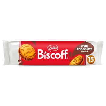 Lotus Cookies with Milk Chocolate 150g - buy, prices for COSMOS - photo 1