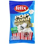 Попкорн Felix для мікрохвильової печі солоний 90г
