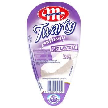 Сир кисломолочний Mlekovita 4% 230г - купити, ціни на Таврія В - фото 1