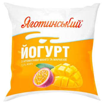 Йогурт Яготинский манго и маракуйя 1,5% 400г