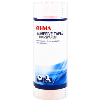Sigma Transparent Adhesive Tape 19mm x 33mm 8pcs