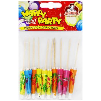Pomichnica Umbrella for Cocktail 10pcs - buy, prices for - photo 4