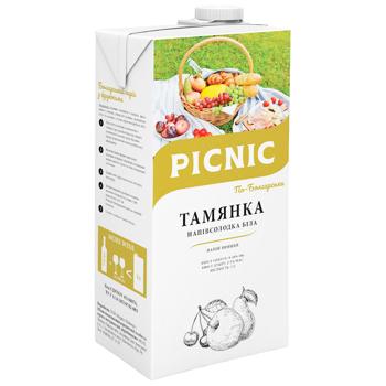 Вино Picnic Тамянка Чорноморська По-Болгарськи біле напівсолодке 9-12% 1л - купити, ціни на Ідеал - фото 1