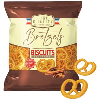 Крекери Maria Bretzels зі смаком кориці 245г - купити, ціни на Епіцентр FOOD - фото 1