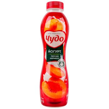 Йогурт Чудо Персик-абрикос 2,5% 520г - купити, ціни на Чудо Маркет - фото 1