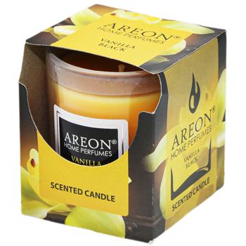 Свічка ароматична у склі Areon Vanilla Black - купити, ціни на Auchan - фото 1