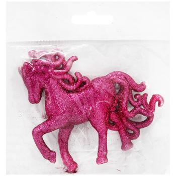 Bezant Glitter Horse Pendant 12cm in assortment - buy, prices for Auchan - photo 2