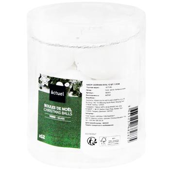 Christmas ball Actuel glass China - buy, prices for Auchan - photo 1