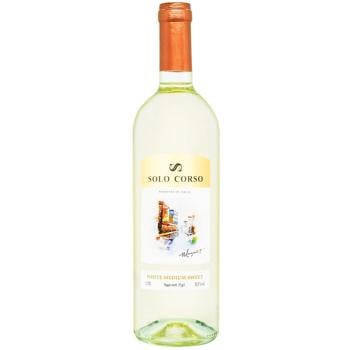 Solo Corso White Semisweet Wine 11.5% 0.75l - buy, prices for Supermarket "Kharkiv" - photo 2