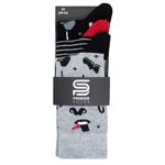 Premier Socks Gentlemen's Classic Set of Men's Socks s.25 3 pairs