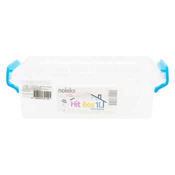 Емкость Noleks Хит с крышкой 1л - купить, цены на МегаМаркет - фото 1