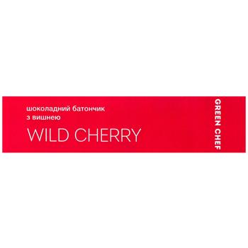Батончик Green Chef Wild Cherry шоколадний з вишнею 45г - купити, ціни на КОСМОС - фото 2