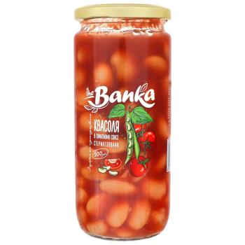 The Banka beans in tomato sauce sterilized 500g - buy, prices for NOVUS - photo 1
