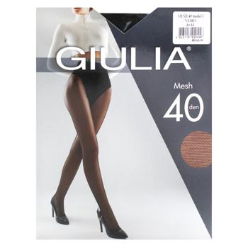 Колготы женские Giulia Mesh 40 Den р.3 Black