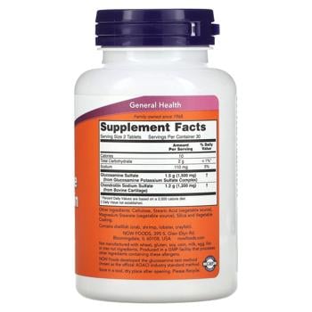 Now Foods Extra Strength Glucosamine and Chondroitin 60 tablets - buy, prices for Biotus - photo 2