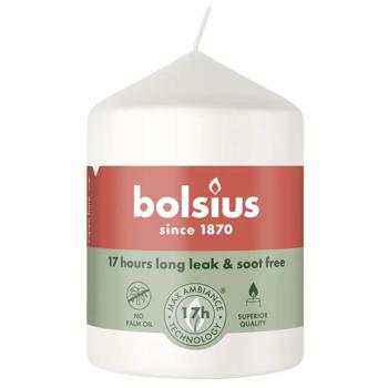 Свічка Bolsius біла 80/58