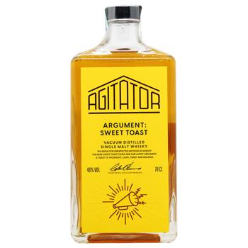 Віскі Agitator Argument Sweet Toast 46% 0,7л - купити, ціни на МегаМаркет - фото 1
