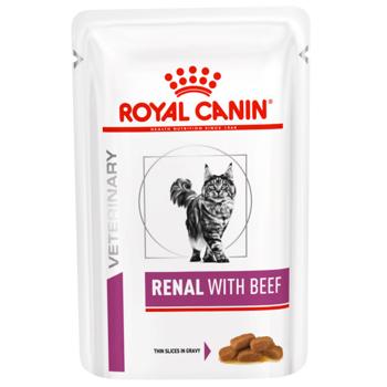 Корм вологий Royal Canin Renal з яловичиною для котів із захворюваннями нирок 12шт х 85г - купити, ціни на MasterZoo - фото 2