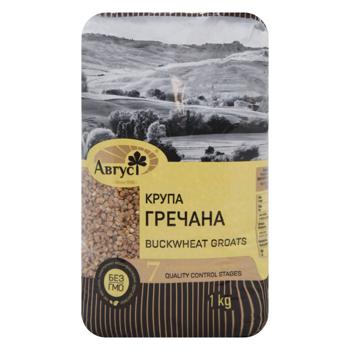 Крупа Август Премиум гречневая ядрица 1кг - купить, цены на Auchan - фото 1