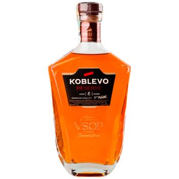 Koblevo Reserve Brandy VSOP 5 Years 40% 0.5l - buy, prices for COSMOS - photo 1