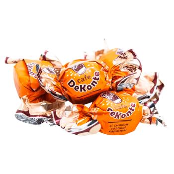 Цукерки Konti Cafе DeKonte зі смаком солоної карамелі - купити, ціни на ЕКО Маркет - фото 2