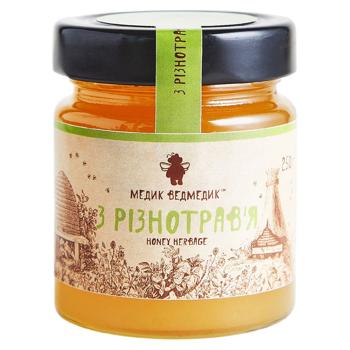 Мед Медик Ведмедик Різнотрав'я 250г/200мл - купити, ціни на Grono - фото 1