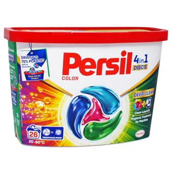 Капсулы для стирки Persil Discs Color Deep Clean 4в1 28шт - купить, цены на КОСМОС - фото 2