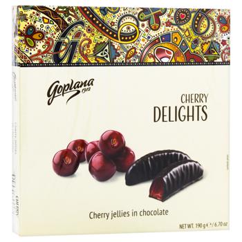 Goplana Delights cherry jelly in chocolate 190g - buy, prices for Vostorg - photo 2