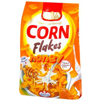 Кукурудзяні пластівці ТАТ медові 250г(Туреччина) - купить, цены на КОСМОС - фото 1