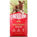 Корм сухий Carnilove Active з качкою та фазаном для собак всіх порід 12кг