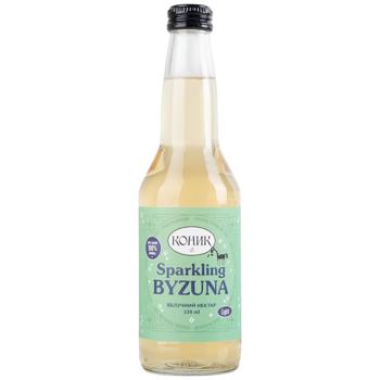 Нектар газированный Коник Sparkling Byzuna яблочный 0,33л - купить, цены на Эпицентр FOOD - фото 1