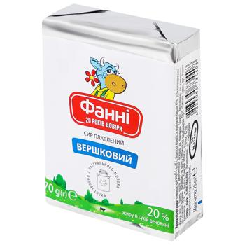 Сыр плавленый Фанни Сливочный 20% 70г - купить, цены на За Раз - фото 2