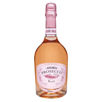 Вино игристое Astoria Prosecco Spumante Doc Rose Millesimato розовое экстра-сухое 11% 750мл - купить, цены на NOVUS - фото 1