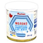 Молоко згущене Auchan з цукром 8,5% 370г
