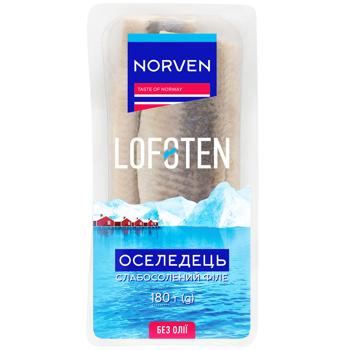 Norven Lightly Salted Herring Fillet without Skin 180g