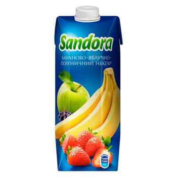 Sandora Banana-apple-strawberry Nectar 0.5l - buy, prices for COSMOS - photo 1