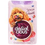 Dog food Delickcious 80g Lithuania