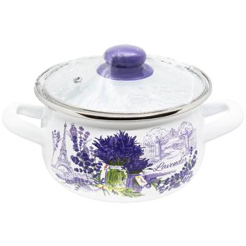 Gusto Lavender Pot 16cm 2.1l - buy, prices for Auchan - photo 1