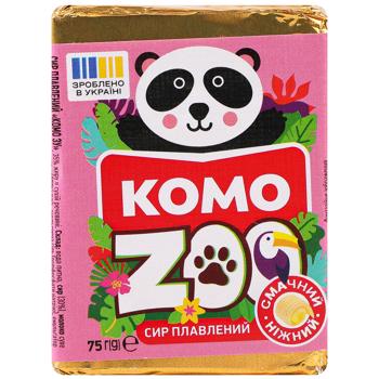 Сыр плавленый Комо Zoo 35% 75г - купить, цены на ЕКО Маркет - фото 1