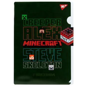 Yes Minecraft Corner Folder with Flap A4