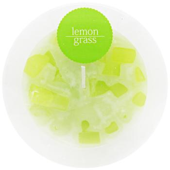 Candy Light Lemongrass Scented Candle 12x5cm - buy, prices for Auchan - photo 2