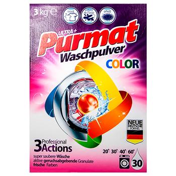 Purmat Color Washing Powder 3kg - buy, prices for - photo 1