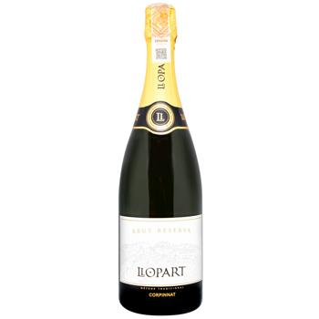 Вино ігристе Llopart Brut Reserva біле брют 11,5% 0,75л