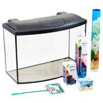 Комплект акваріумний Природа Скалярія LED овальний 60х30х40см 62л