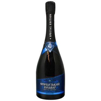 Frantsuzskiy Bulvar Special Edition White Semi-dry Sparkling Wine 12.5% ​​0.75l - buy, prices for Auchan - photo 2